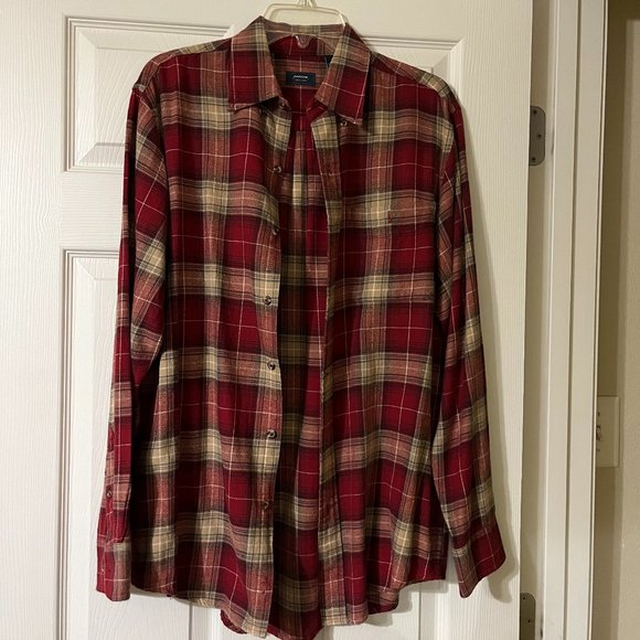 Men's Arrow Plaid Flannel - Picture 1 of 3